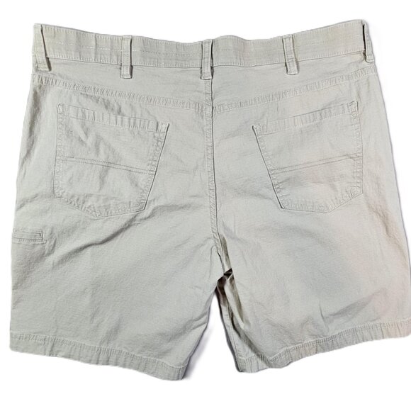 Weatherproof Vintage Cargo Shorts Mens 40 Performance Stretch 9" Inseam Khaki - Picture 2 of 10